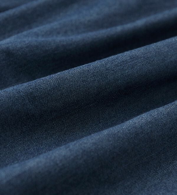 GeeRA（ジーラ）の「【接触冷感】穿いて感激！キレイ見えする楽ちんワイドデニムパンツ（ワイドパンツ・ガウチョ）」｜詳細画像