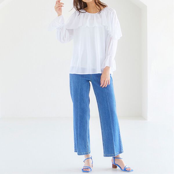 RANAN（ラナン）の「ラッフルフリルブラウス（ブラウス）」｜詳細画像