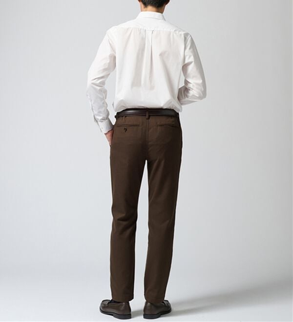 REMEN'S（リメンズ）の「起毛やわらかテーパードパンツ（メンズフルレングスパンツ）」｜詳細画像