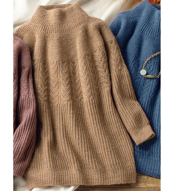 日本製ベビーアルパカ100％セーター - ベルーナ【公式】