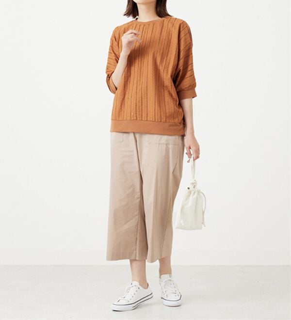 BELLUNA（ベルーナ）の「レース切替ドルマンプルオーバー（カットソー）」｜詳細画像