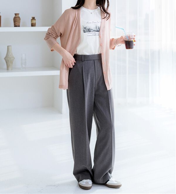 BELLUNA（ベルーナ）の「持ち運びに便利！ＵＶ対策シアーカーディガン（その他カーディガン）」｜詳細画像