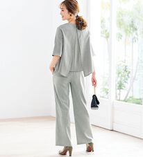 ルフラン（ルフラン）の「さらり涼やかバックデザインセットアップ（その他スーツ）」