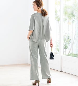 ルフラン（ルフラン）の「さらり涼やかバックデザインセットアップ（その他スーツ）」｜詳細画像