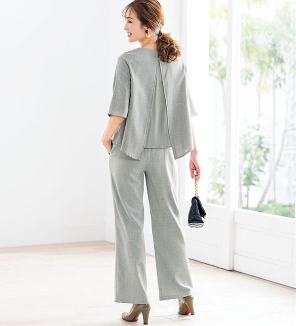 ルフラン（ルフラン）の「さらり涼やかバックデザインセットアップ（その他スーツ）」｜詳細画像