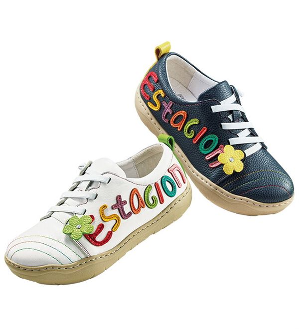 BELLUNA（ベルーナ）の「＜エスタシオン＞フラワーゴム紐シューズ（スニーカー）」｜詳細画像