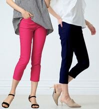 RANAN（ラナン）の「【4つの機能付】美脚クロップドパンツ（クロップドパンツ）」