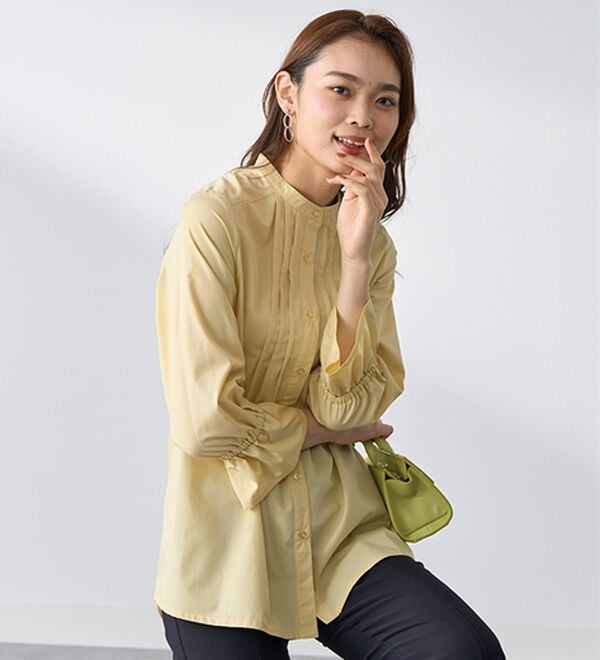 BELLUNA（ベルーナ）の「綿混素材春色ブラウス（ブラウス）」｜詳細画像