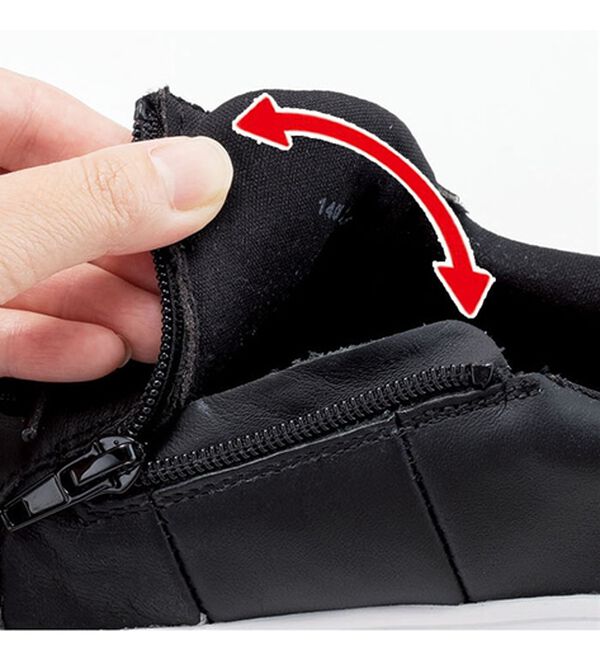 ルフラン（ルフラン）の「エルドベーレ ビジュー金具付レザースニーカー（スニーカー）」｜詳細画像