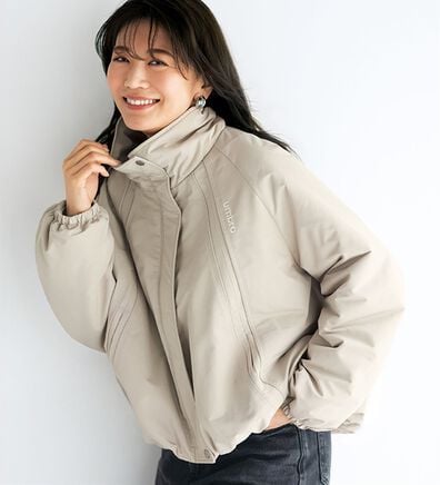 BELLUNA（ベルーナ）の「【ＵＭＢＲＯ】あったか中わたジャケット（ハーフコート）」