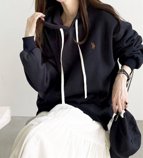 GeeRA（ジーラ）の「【U.S. POLO ASSN.】フード刺繍裏起毛パーカー（パーカー）」｜詳細画像