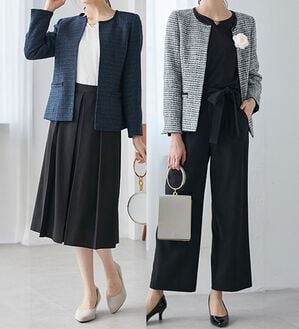 RANAN（ラナン）の「【４点セット】入学式卒業式に！選べるボトムスーツセット（パンツスーツ）」｜詳細画像