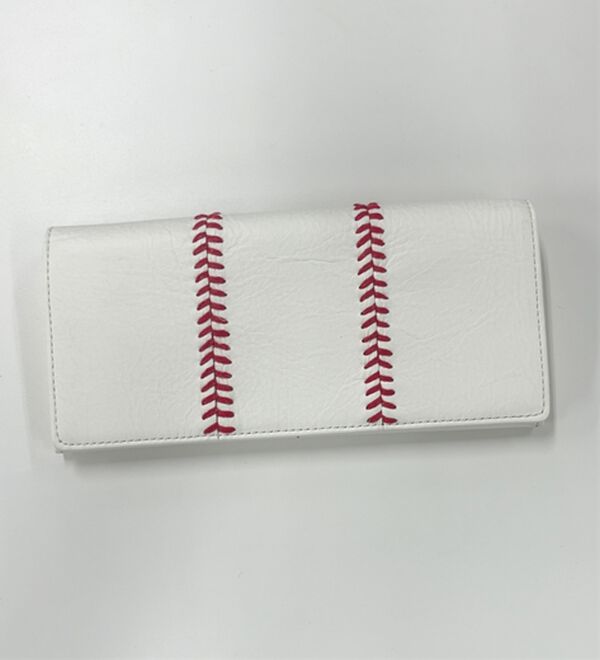 「本物を使ったベースボール長財布（メンズ財布・パスケース）」｜ボール
