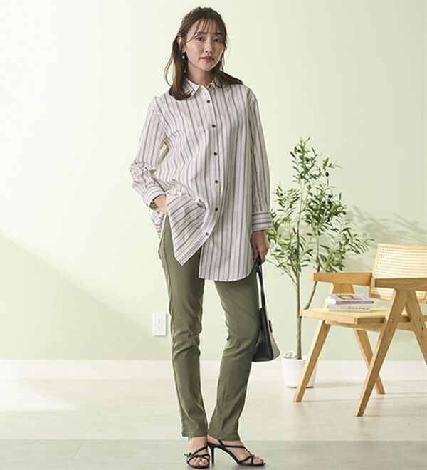 BELLUNA（ベルーナ）の「ゆるフィットスキニーパンツ（フルレングスパンツ）」｜詳細画像