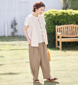 裾タック使いバルーンパンツ - ベルーナ【公式】