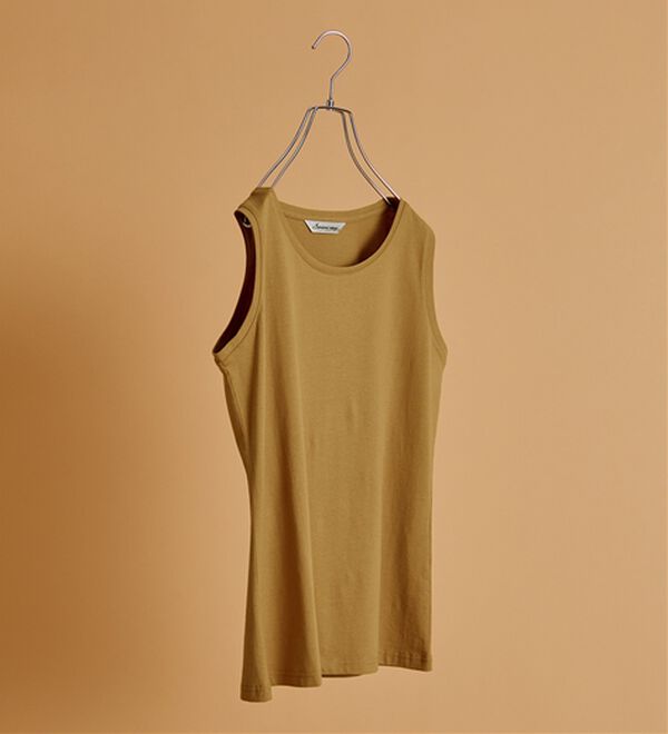 BELLUNA（ベルーナ）の「ヒンヤリ綿１００％大人顔タンクトップ（タンクトップ・キャミソール）」｜詳細画像