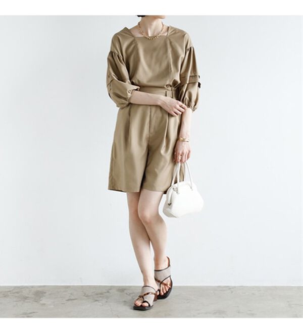 GeeRA（ジーラ）の「タック袖ブラウス（ブラウス）」｜詳細画像