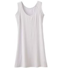 YU'NOW（ユナウ）の「ひんやり冷感！汗取りパッド付クールシリーズ　ハーフフレンチスリップ（スリップ・ペチコート）」