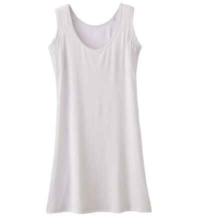 YU'NOW（ユナウ）の「ひんやり冷感！汗取りパッド付クールシリーズ　ハーフフレンチスリップ（スリップ・ペチコート）」