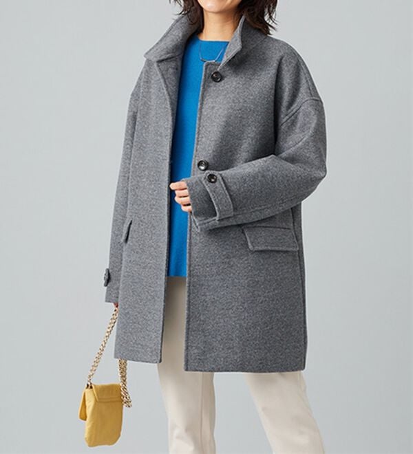 BELLUNA（ベルーナ）の「もちもち袖ボタンニットプルオーバー（ニット・セーター）」｜詳細画像