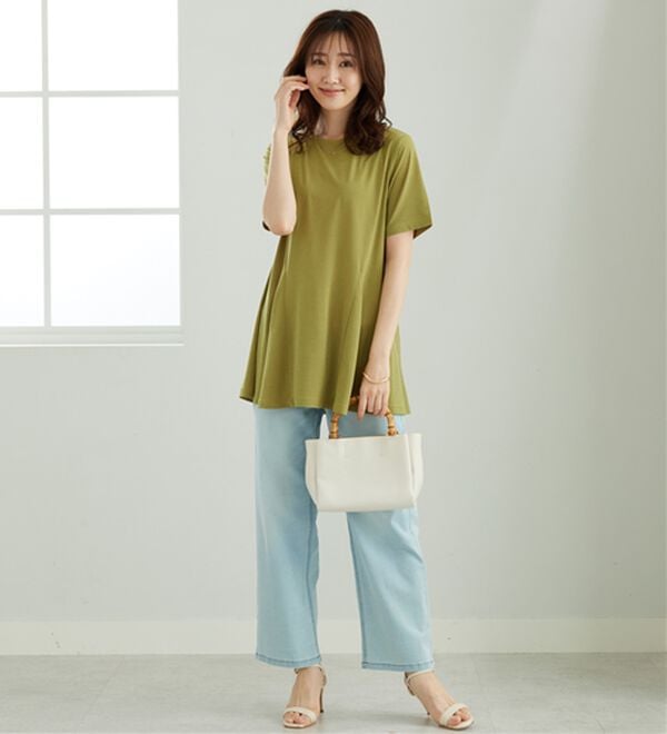 BELLUNA（ベルーナ）の「冷感フレアーシルエットチュニック（チュニック）」｜詳細画像