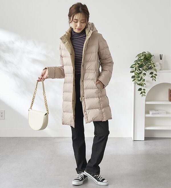 BELLUNA（ベルーナ）の「【Ｆｕｗａｉｒ】ロングダウンコート（ダウンコート・ジャケット・ベスト）」｜詳細画像