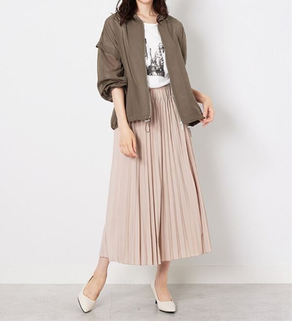 BELLUNA（ベルーナ）の「洗っても形が崩れにくい！プリーツスカート（ロングスカート）」｜詳細画像
