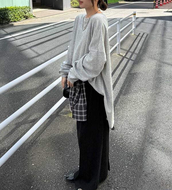 RANAN（ラナン）の「オーバーサイズスウェットＴ（カットソー）」｜詳細画像