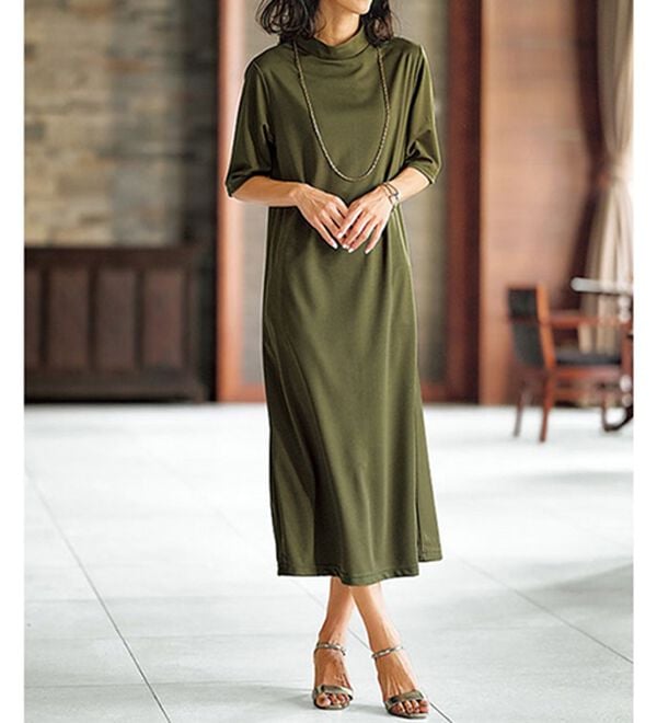 BELLUNA（ベルーナ）の「メッシュベスト付ロングワンピース（ロングワンピース）」｜詳細画像