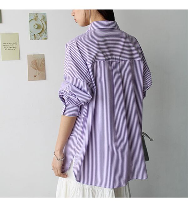 GeeRA（ジーラ）の「アソート柄オーバーサイズシャツ（シャツ）」｜詳細画像