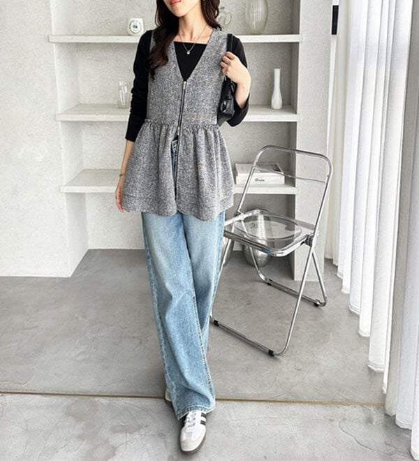 GeeRA（ジーラ）の「ダブルジップティアードベスト（ベスト）」｜詳細画像