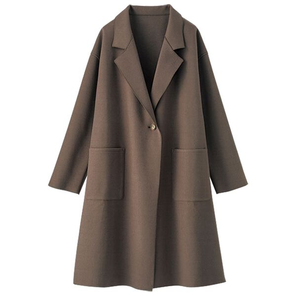 BELLUNA（ベルーナ）の「ウール調バックベルトデザインロングコート（ロングコート）」｜詳細画像