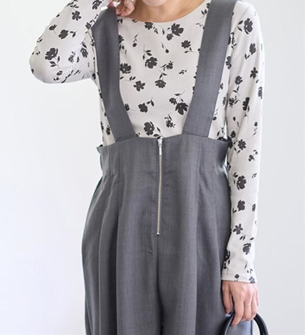 LAVIENNE（ラヴィエンヌ）の「【医師オススメ】綿１００％吸湿発熱あったかインナー　クルーネックインナー長袖（肌着・インナーウェア）」｜詳細画像