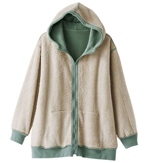 BELLUNA（ベルーナ）の「【快適Ｌａｂ．】リッチベロア素材裏ボアパーカー（パーカー）」｜詳細画像