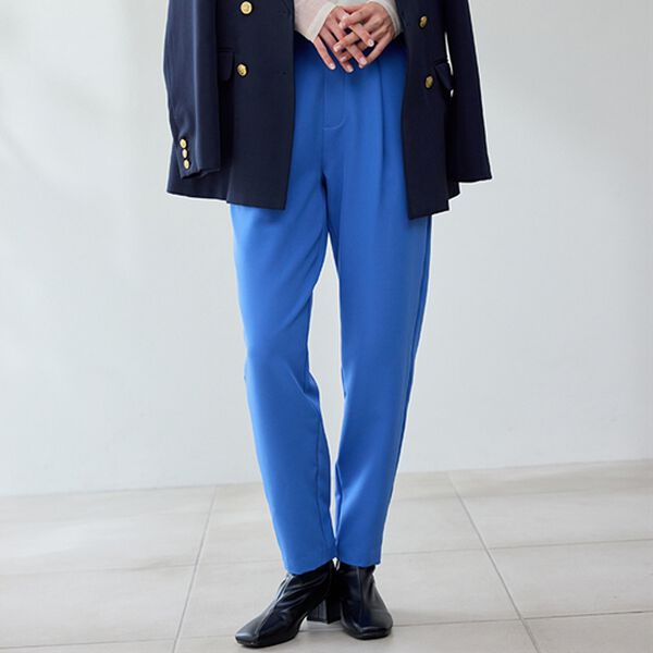 RANAN（ラナン）の「あったか！裏起毛美脚シルエットタックパンツ（フルレングスパンツ）」｜詳細画像