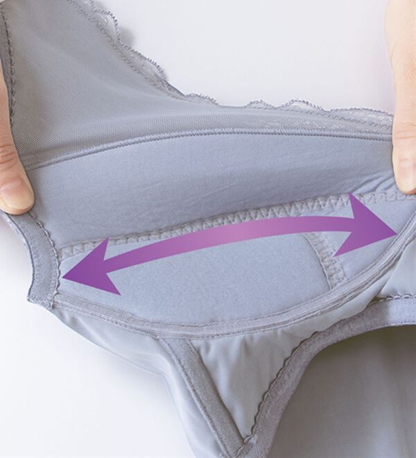 LAVIENNE（ラヴィエンヌ）の「【３色組】ピタッとフィットするストレッチブラ（ブラジャー）」｜詳細画像