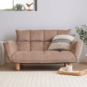 iellio（イエリオ）の「コンパクト脚付ふかふかカウチソファ　ＬＩＲＡＫＵ＜コンパクトソファ・ローソファ・１人掛け・２人掛け・一人暮らし・新生活＞（ソファ）」｜コーデュロイモカ