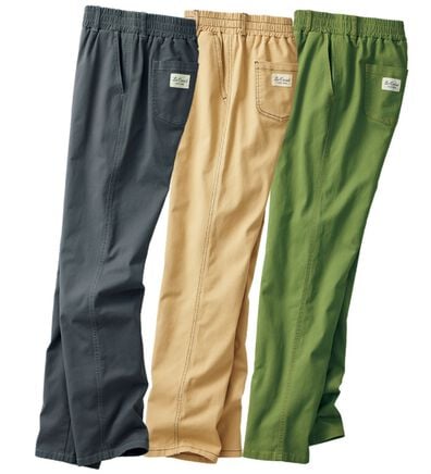 ルフラン（ルフラン）の「【３本組】ラクばきコットン混パンツ＜ポプル＞（フルレングスパンツ）」