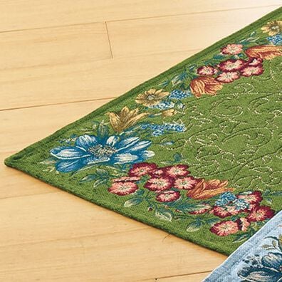 「イタリア製ジャカード織マット　＜エリシール＞（玄関マット）」