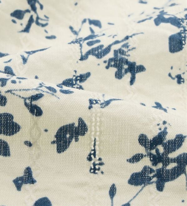 ルフラン（ルフラン）の「【３色組】綿１００％ドビー織花柄ブラウス（チュニック）」｜詳細画像