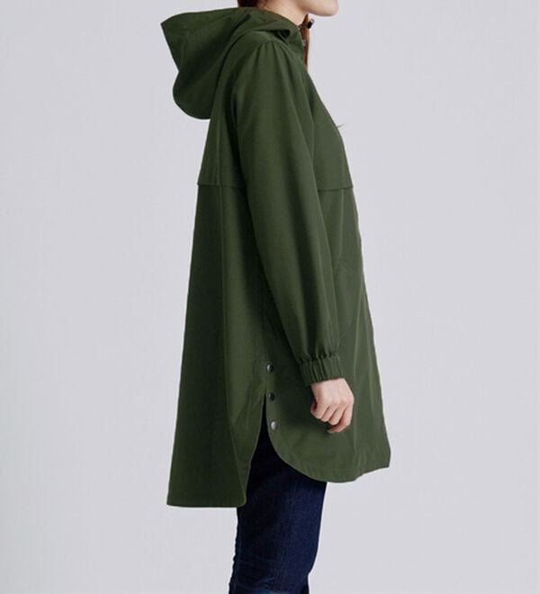 BELLUNA（ベルーナ）の「はっ水加工ボンディング素材ロング丈パーカー（ハーフコート）」｜詳細画像