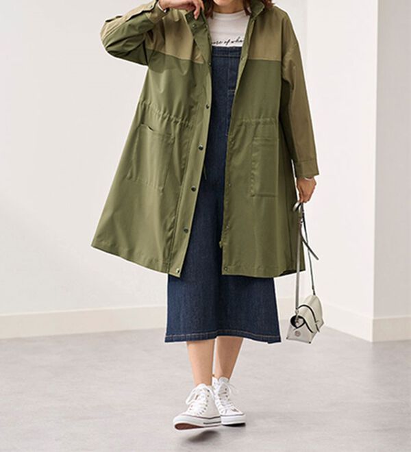 BELLUNA（ベルーナ）の「春に嬉しい機能付ロングマウンテンパーカー（ハーフコート）」｜詳細画像