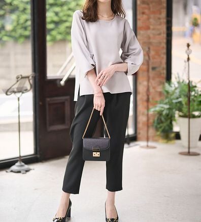 RANAN（ラナン）の「楽ちんキレイ！美人セットアップ（ブラウススーツ）」