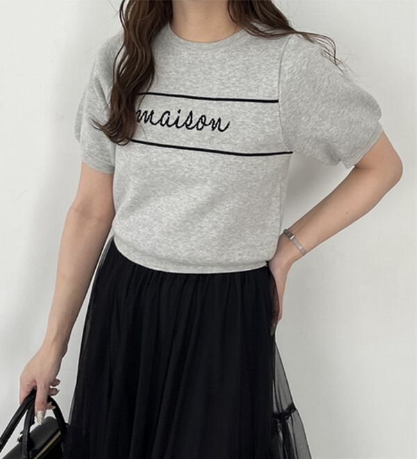 GeeRA（ジーラ）の「ロゴサマージャガードニット（ニット・セーター）」｜詳細画像