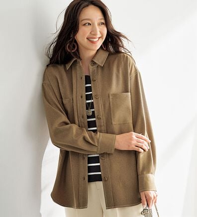 BELLUNA（ベルーナ）の「【Ｗｏｏｌｉｓｈ】配色ステッチデザインシャツ（シャツ）」