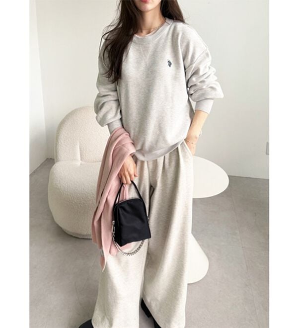 GeeRA（ジーラ）の「【U.S. POLO ASSN.】スウェットライクニット（ニット・セーター）」｜詳細画像