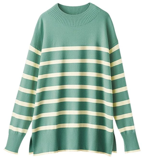 BELLUNA（ベルーナ）の「もちもち素材ハイネックニットプルオーバー（ニット・セーター）」｜詳細画像