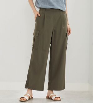 BELLUNA（ベルーナ）の「サラリ快適！ビンテージ調カーゴパンツ（その他パンツ）」｜ダークカーキ