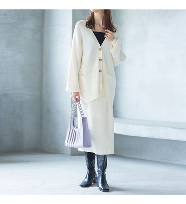 4つの機能付＞ポケットニットカーディガン - ベルーナ【公式】