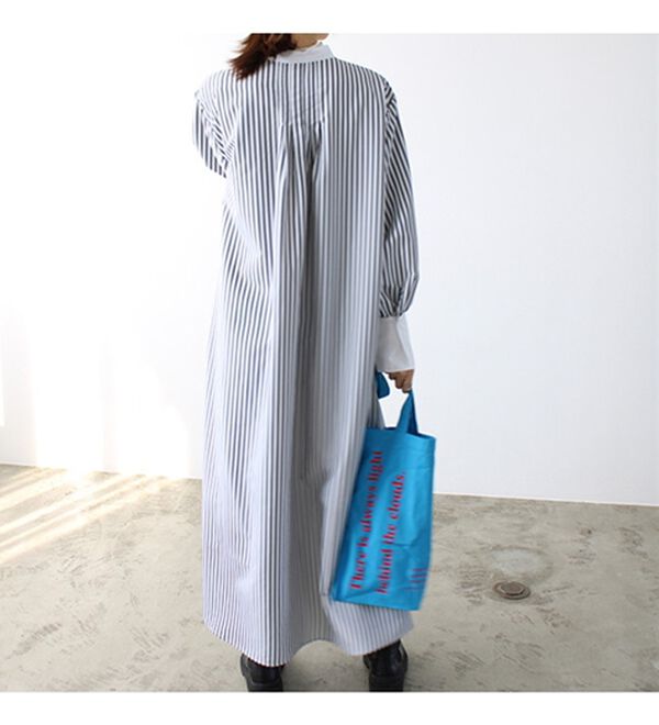 GeeRA（ジーラ）の「フレアーロングシャツワンピース（シャツワンピース）」｜詳細画像